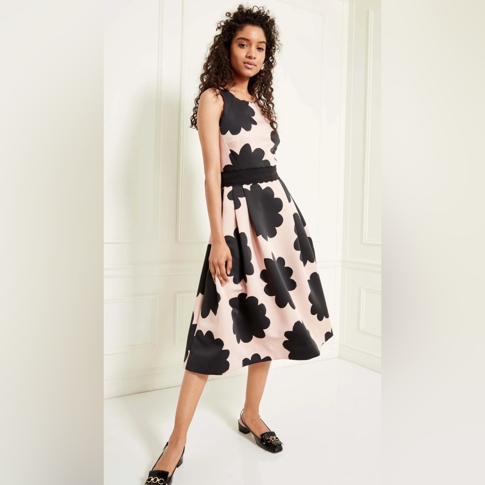 Kate Spade ♠️ Pink Petal Stamp Dress